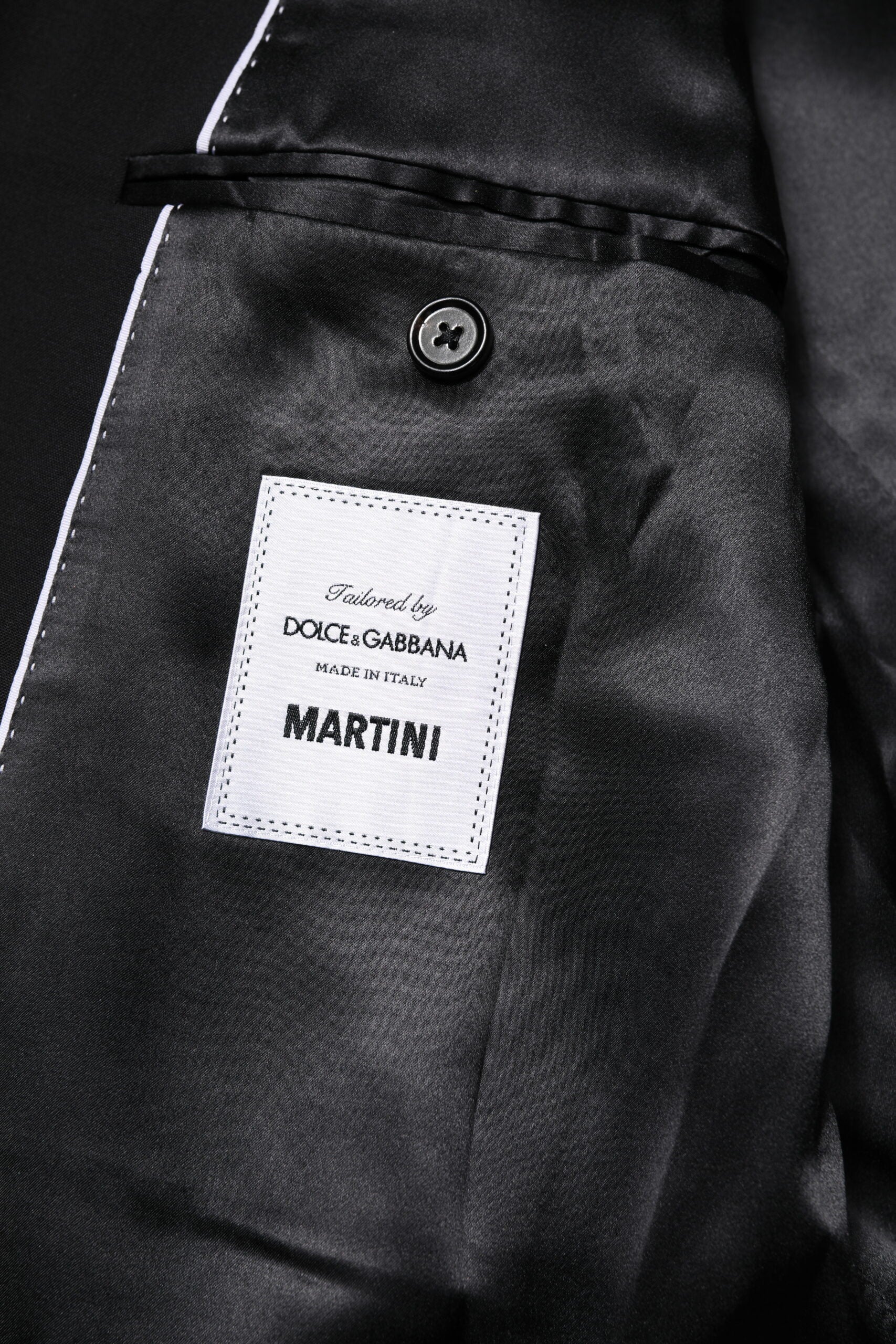Sakko MARTINI im Zweireiher-Stil in Schwarz