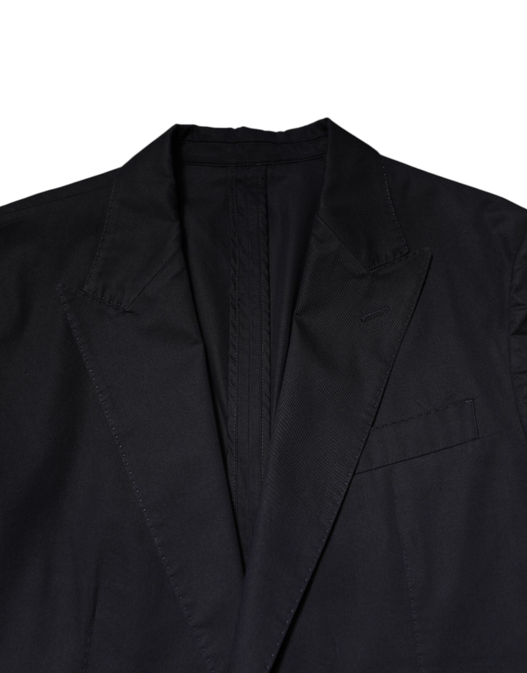 Dunkelblaues Baumwoll-Sakko (Blazer) TAORMINA