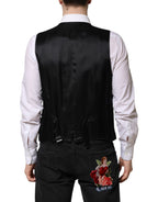 Purple Sequined Dress Formal Waistcoat Vest