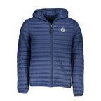 Blaue Polyamid-Herrenjacke