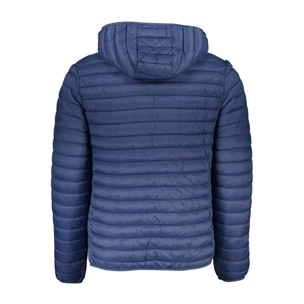 Blaue Polyamid-Herrenjacke