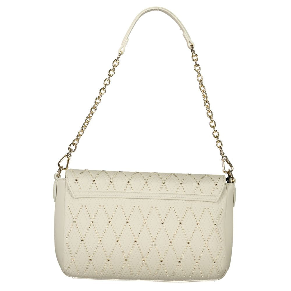 Weiße Damenhandtasche aus Polyurethan