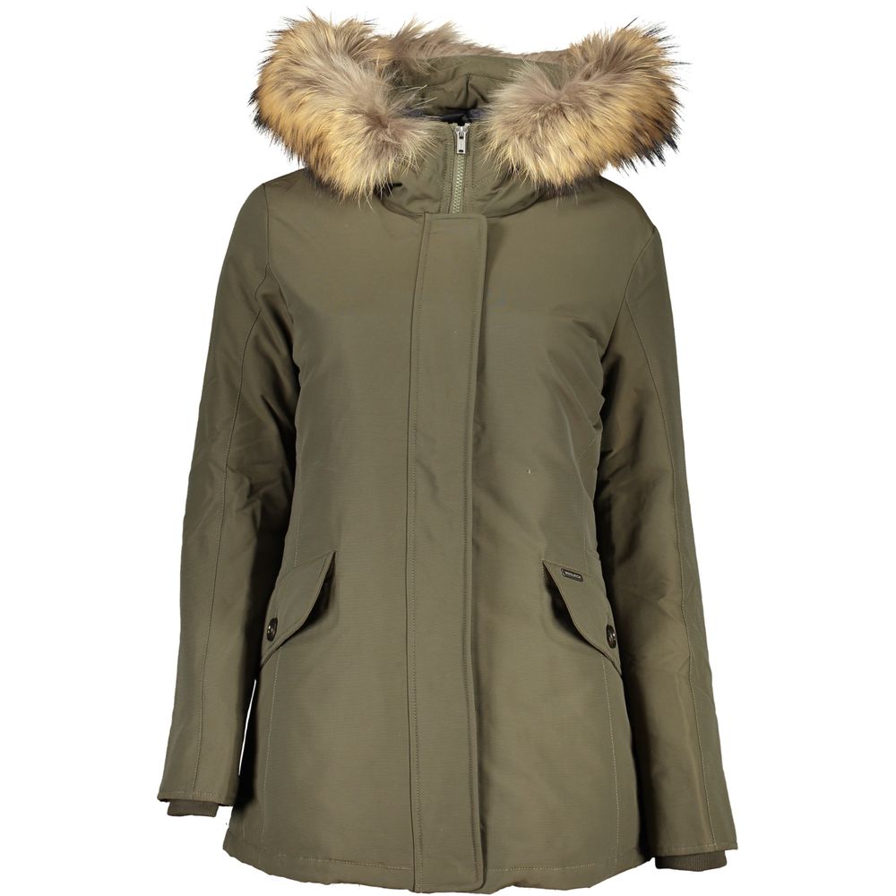 Grüne Baumwolljacke für Damen