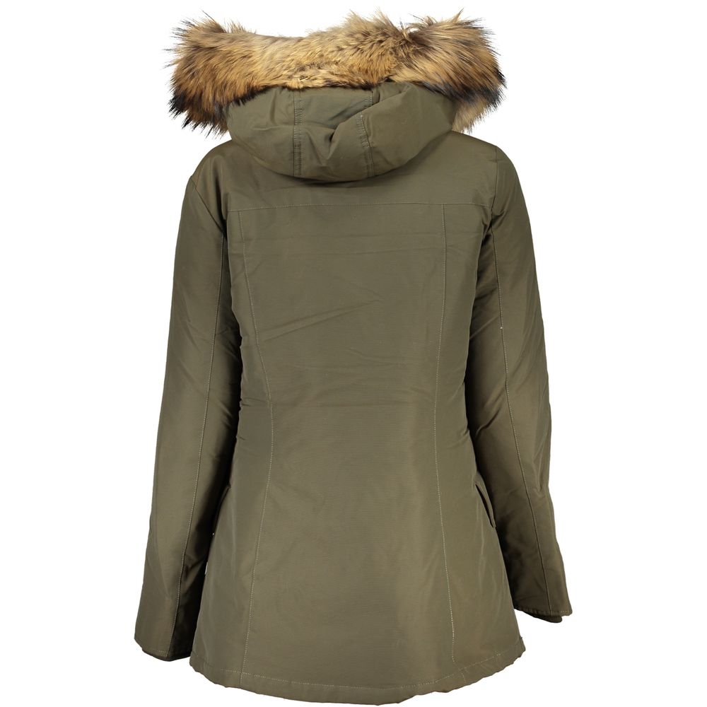 Grüne Baumwolljacke für Damen