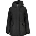 Schwarze Baumwolljacke für Damen