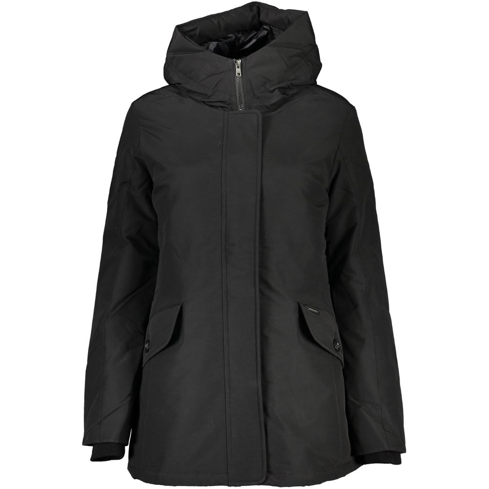Schwarze Baumwolljacke für Damen