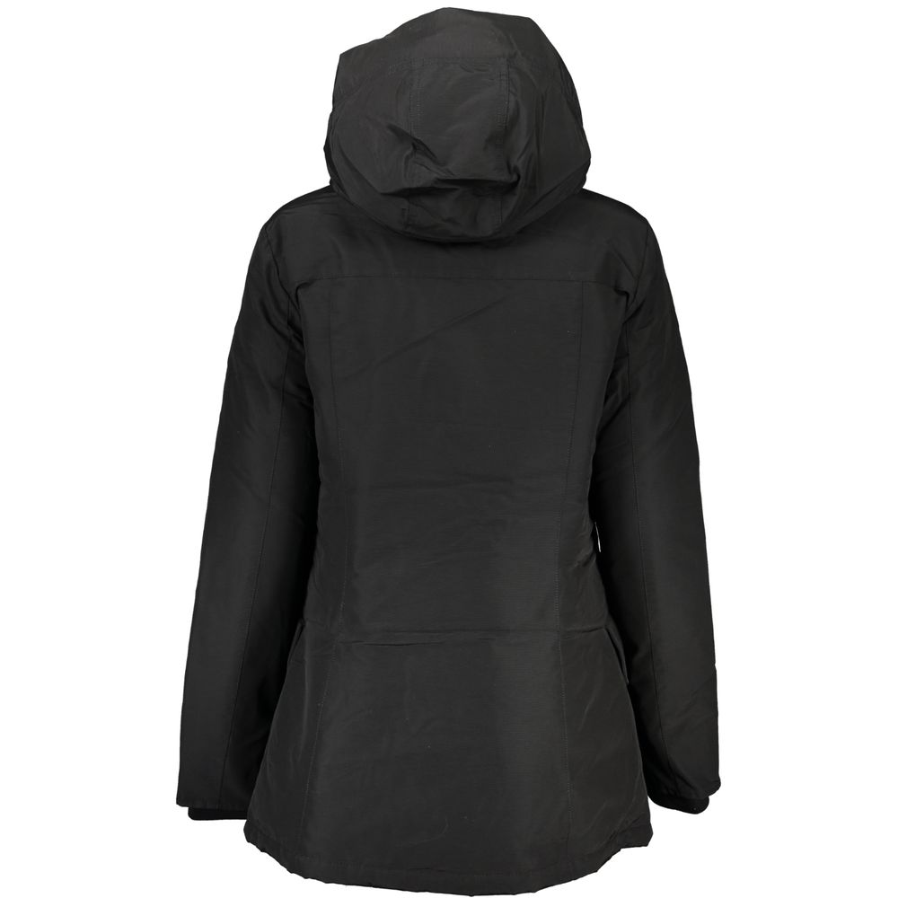 Schwarze Baumwolljacke für Damen