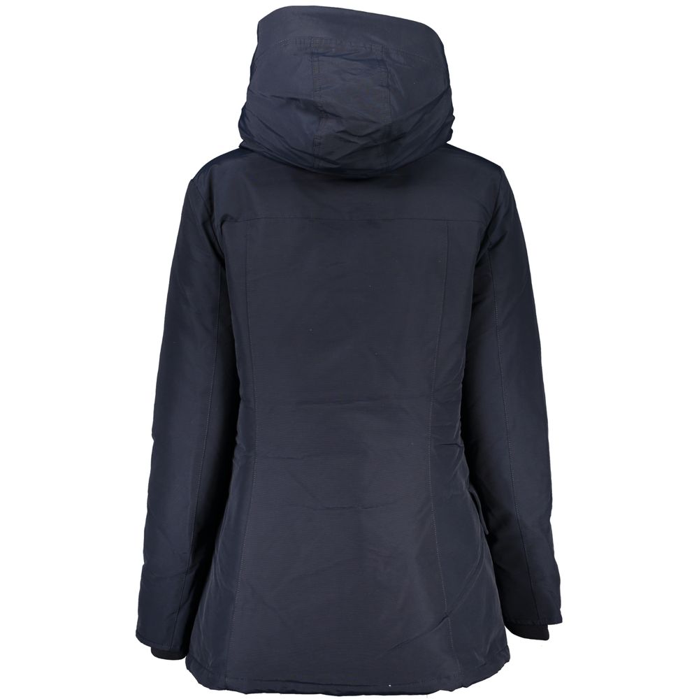 Blue Cotton Women's Jacket