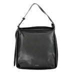Black Polyester Women's Bag
