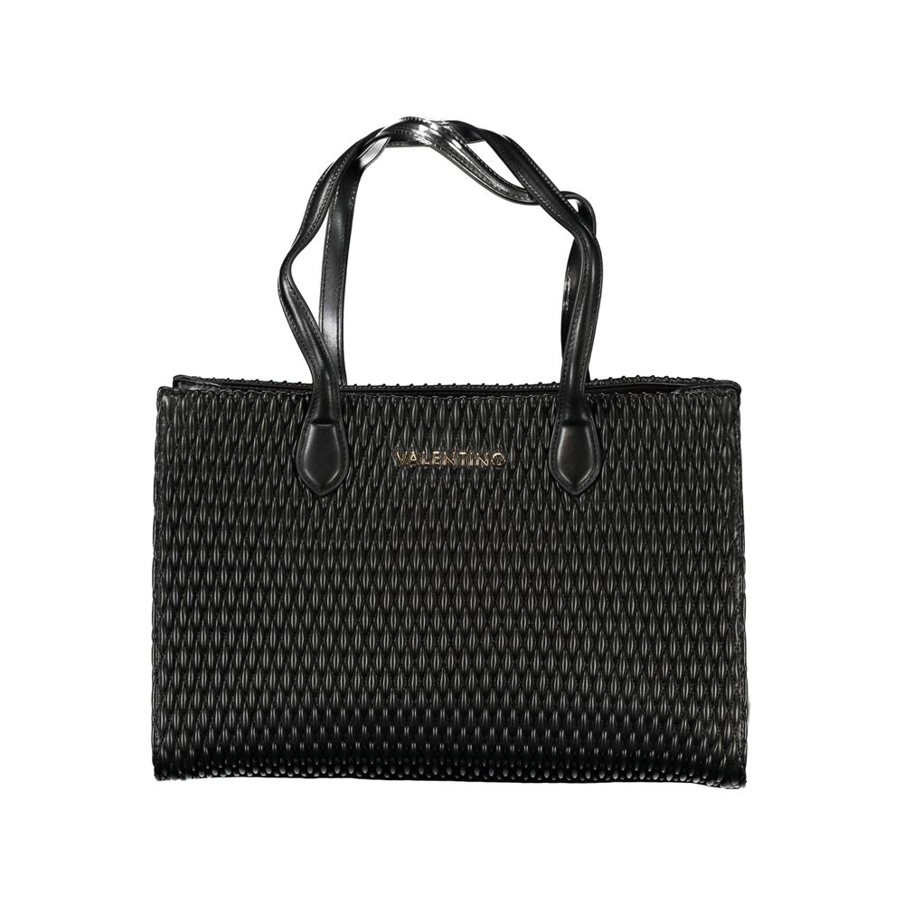 Black Polyurethane Women's Bag