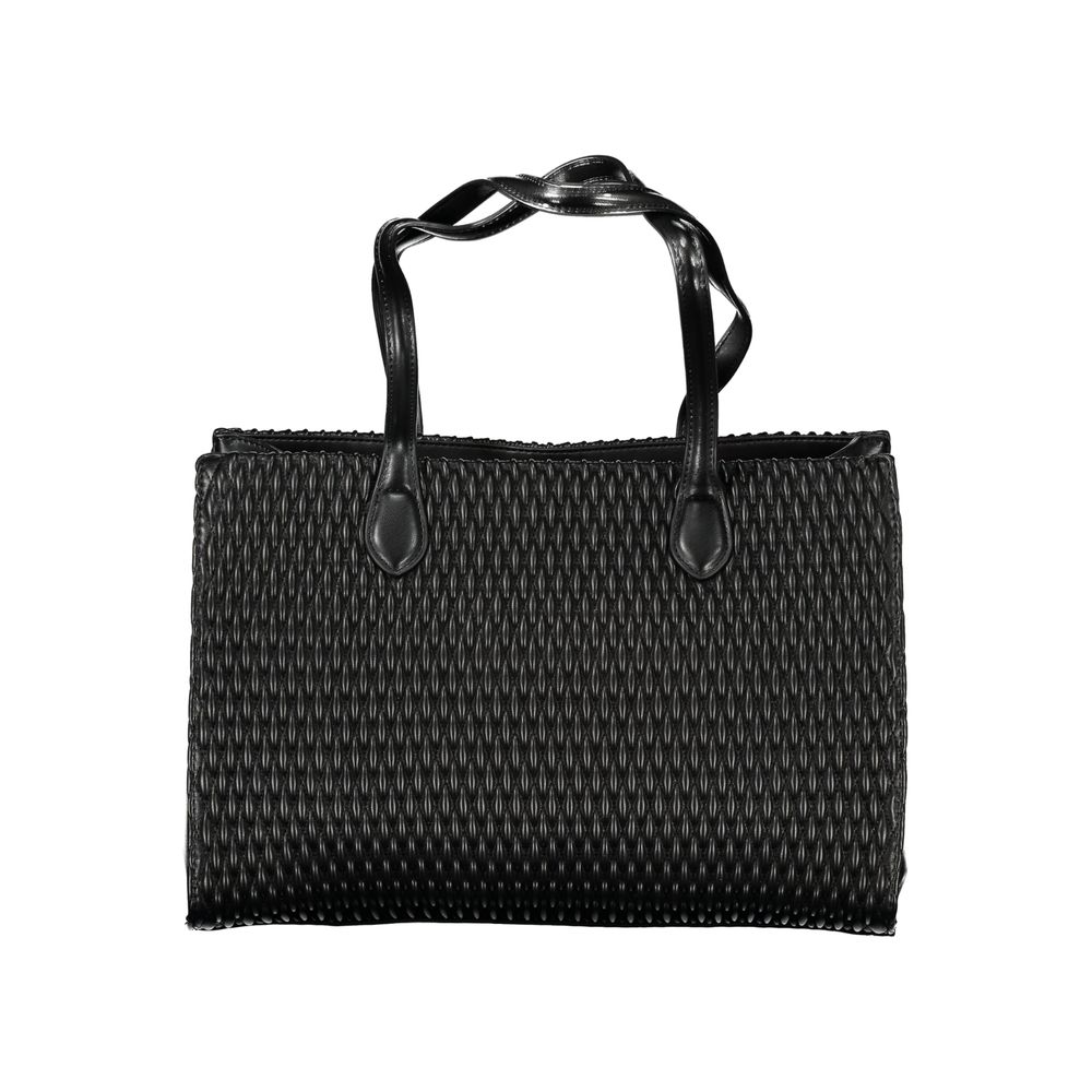 Black Polyurethane Women's Bag