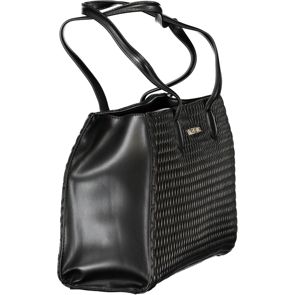 Black Polyurethane Women's Bag