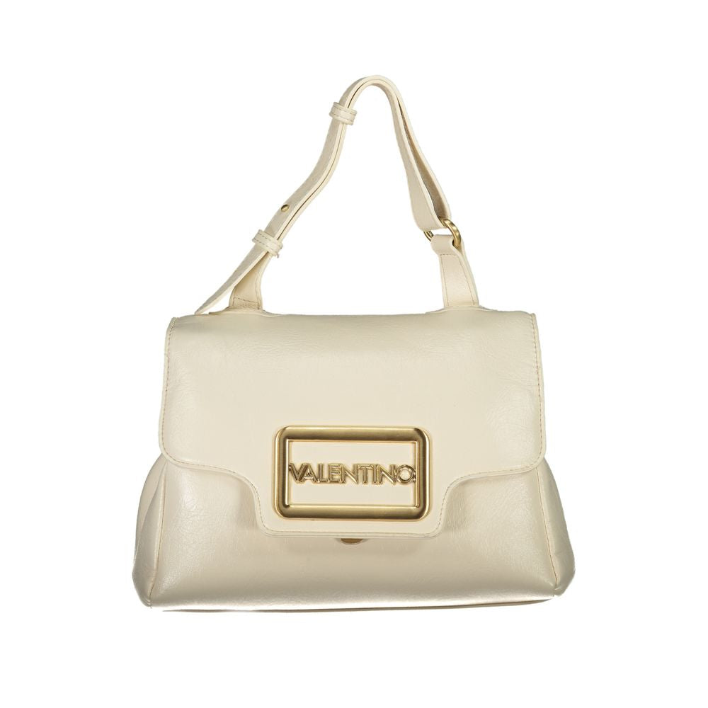 Damenhandtasche aus Polyurethan, Beige