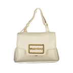 Damenhandtasche aus Polyurethan, Beige