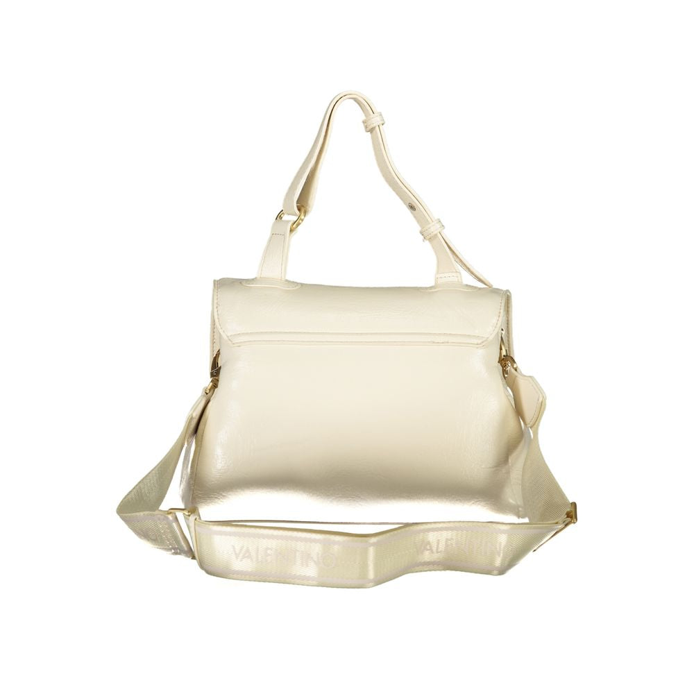 Damenhandtasche aus Polyurethan, Beige