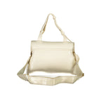 Damenhandtasche aus Polyurethan, Beige