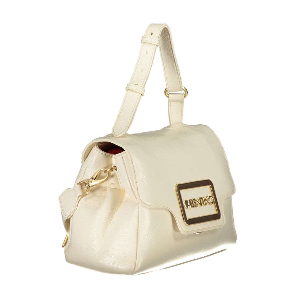 Damenhandtasche aus Polyurethan, Beige