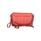 Red Polyurethane Women's Bag