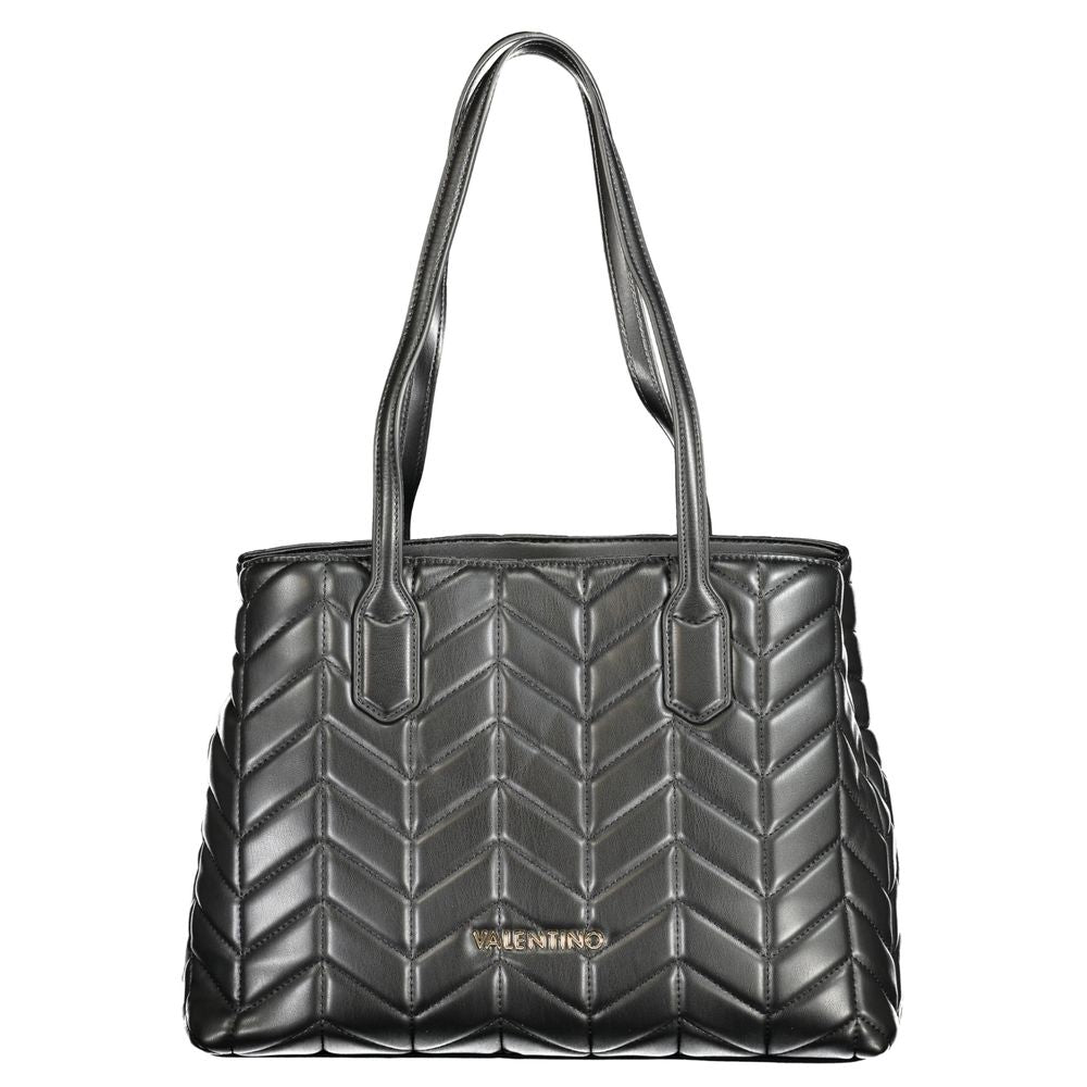 Black Polyurethane Women's Bag