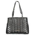 Black Polyurethane Women's Bag