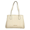 Beige Polyurethane Women's Bag