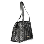Black Polyurethane Women's Bag