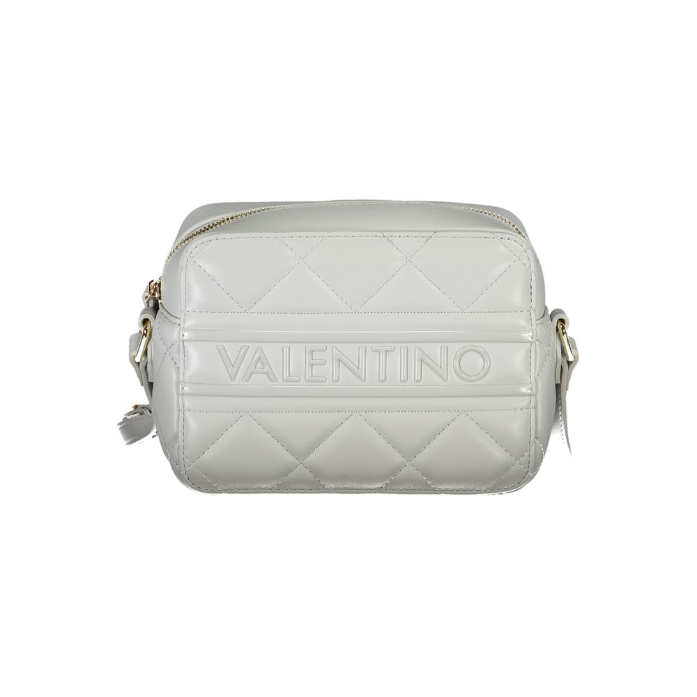 Damenhandtasche aus grauem Polyurethan