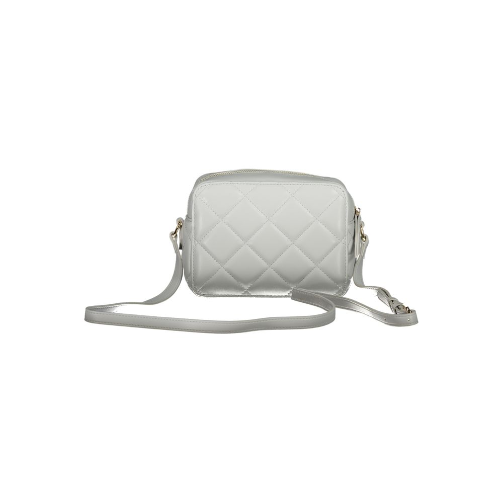 Damenhandtasche aus grauem Polyurethan