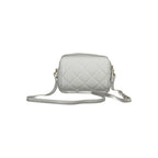 Damenhandtasche aus grauem Polyurethan