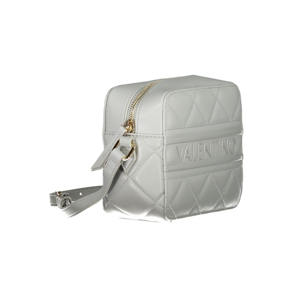 Damenhandtasche aus grauem Polyurethan