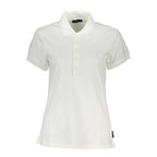 White Cotton Women Polo