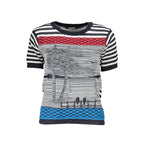 Blu Cotton Women Shirt