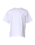 T-shirt girocollo maniche corte in cotone bianco