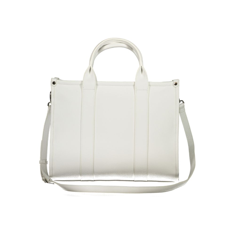 Weiße Damenhandtasche aus Polyurethan