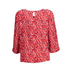 Roter Viskose-Pullover für Damen