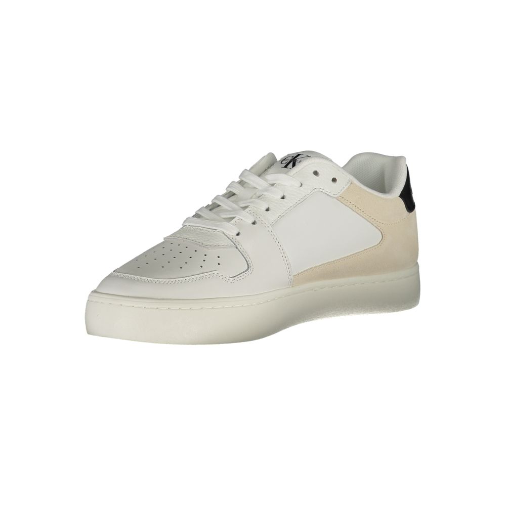 Weißer Polyurethan-Herrensneaker