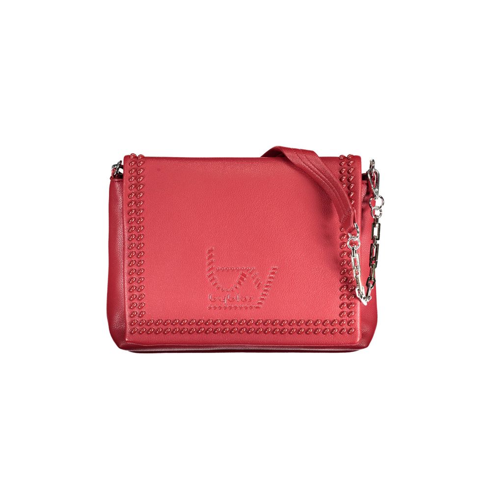 Rote Damenhandtasche aus Polyurethan