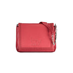 Rote Damenhandtasche aus Polyurethan