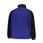 Blaue Polyamid Herrenjacke