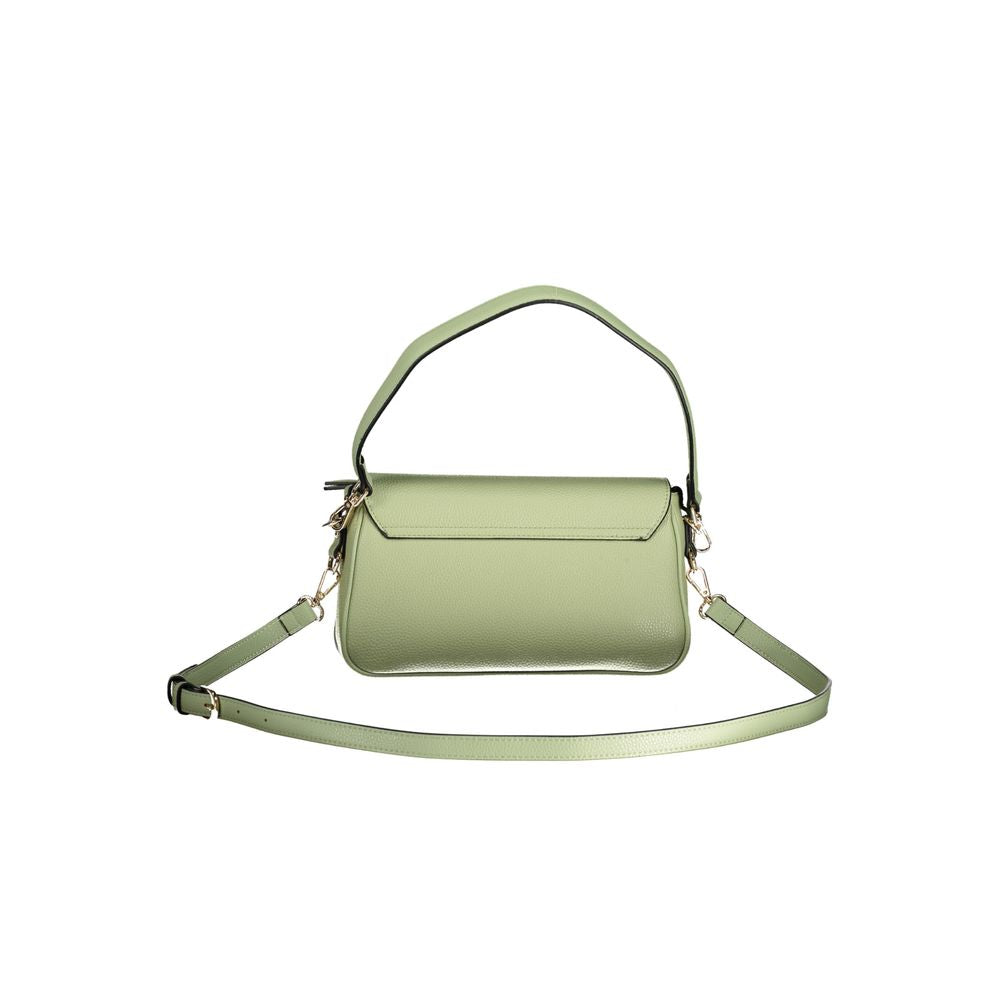 Grüne Damenhandtasche aus Polyurethan