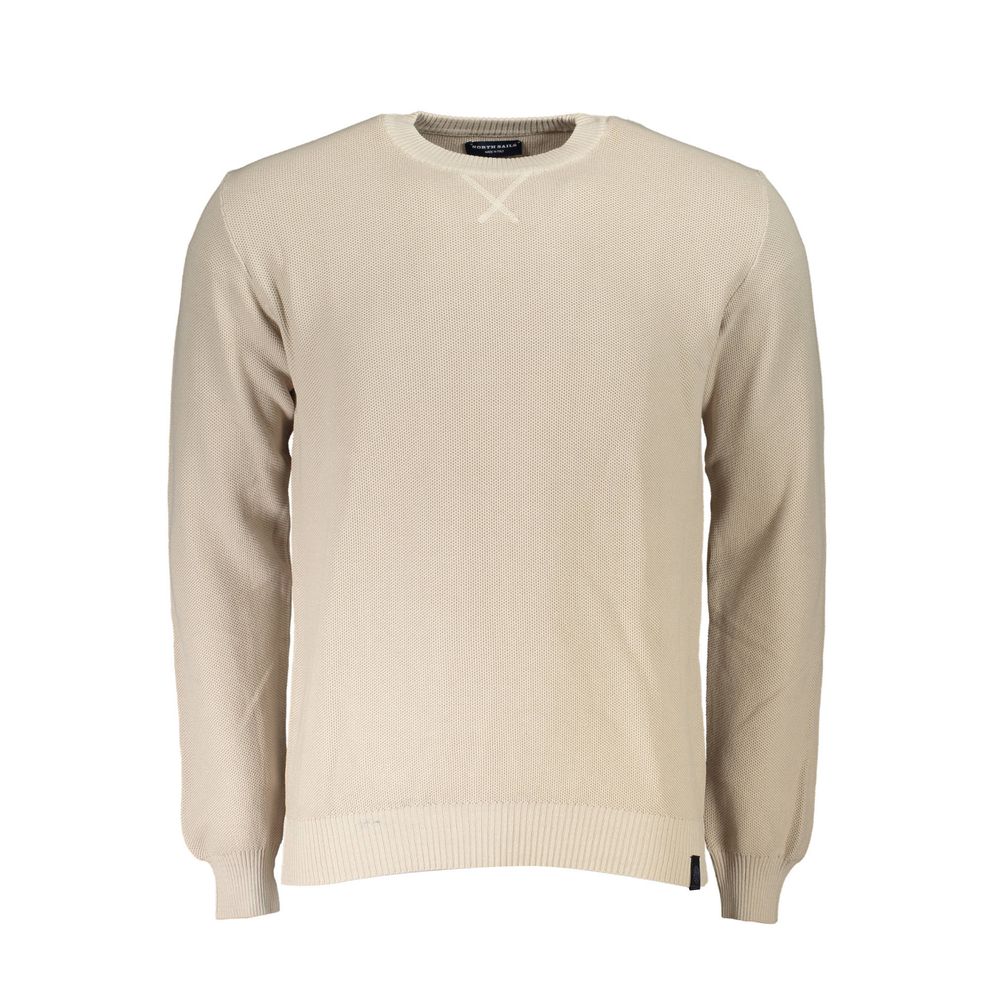 Herrenpullover aus Bio-Baumwolle, beige