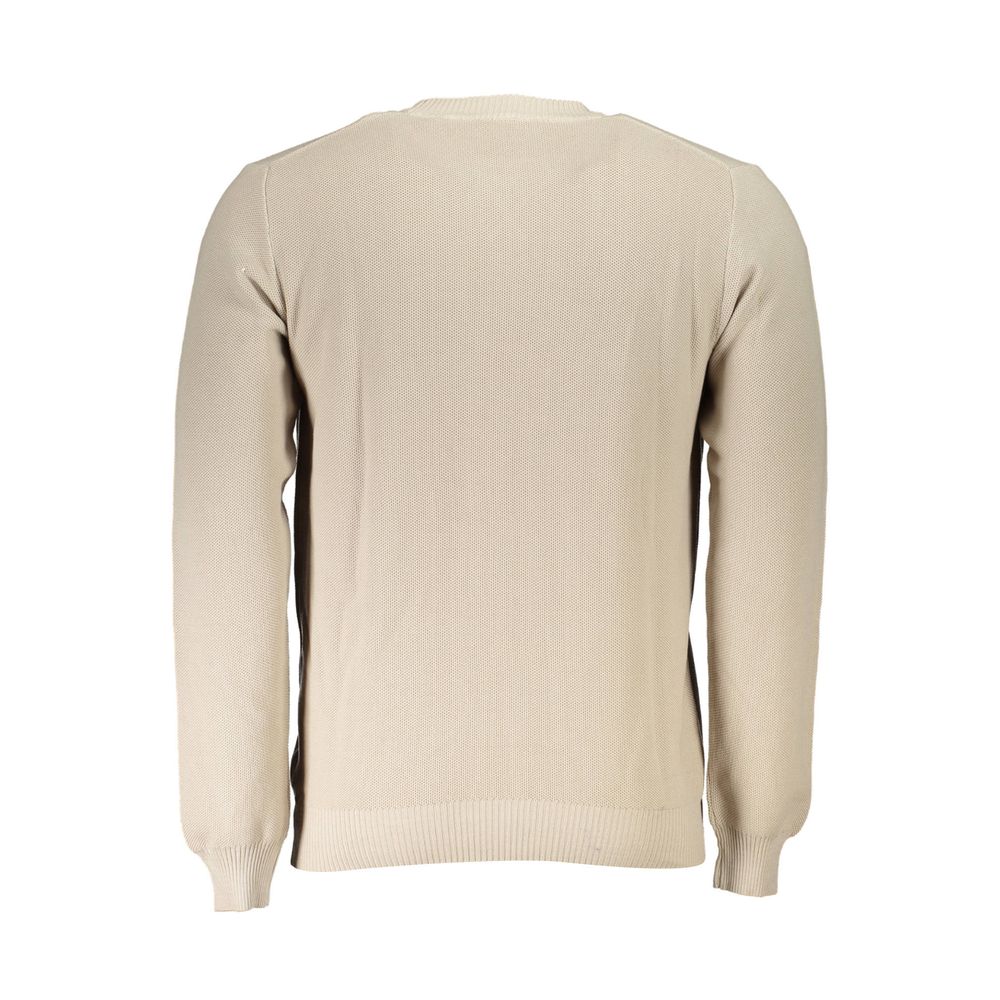 Herrenpullover aus Bio-Baumwolle, beige