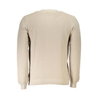 Herrenpullover aus Bio-Baumwolle, beige