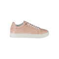 Sneaker für Damen aus rosafarbenem Leder