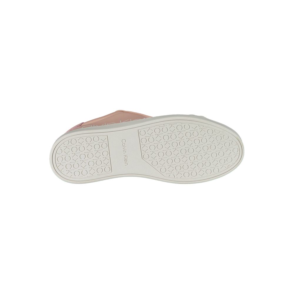 Sneaker für Damen aus rosafarbenem Leder