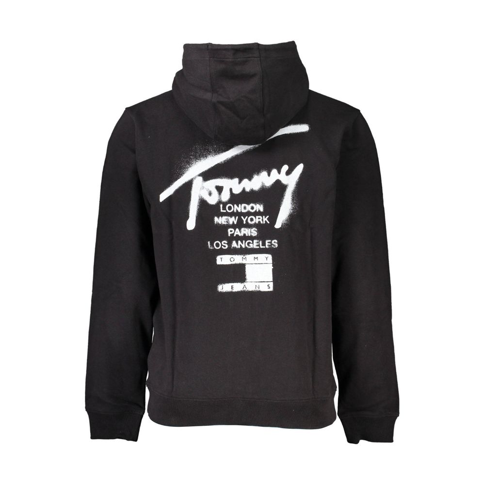 Black Cotton Men's Sweatshirt