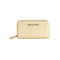 Beige Polyurethane Women's Wallet