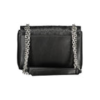 Black Polyester Women Handbag