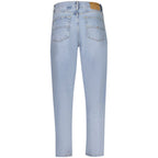 Azzurro Cotton Women's High-Waisted Jean