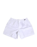 Weiße Baumwoll-Boxershorts (regulär)